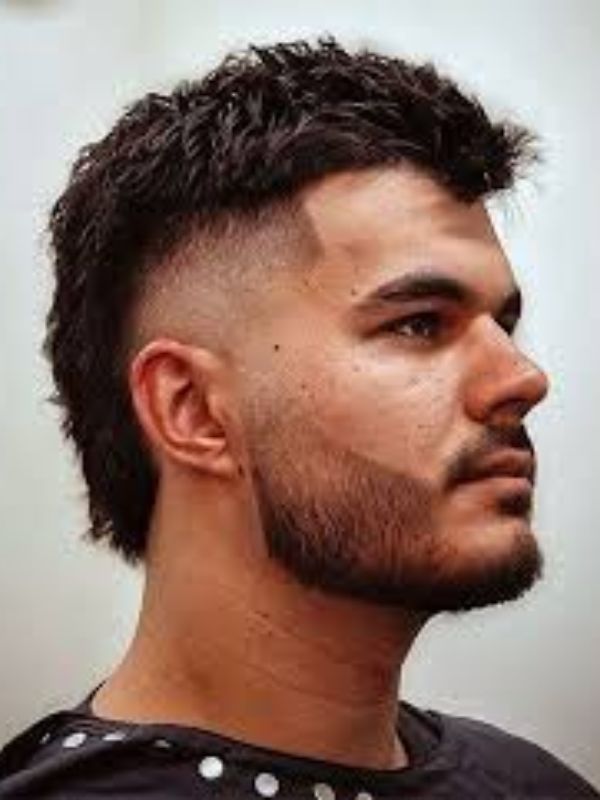 Taper Fade Mullet Textured Style