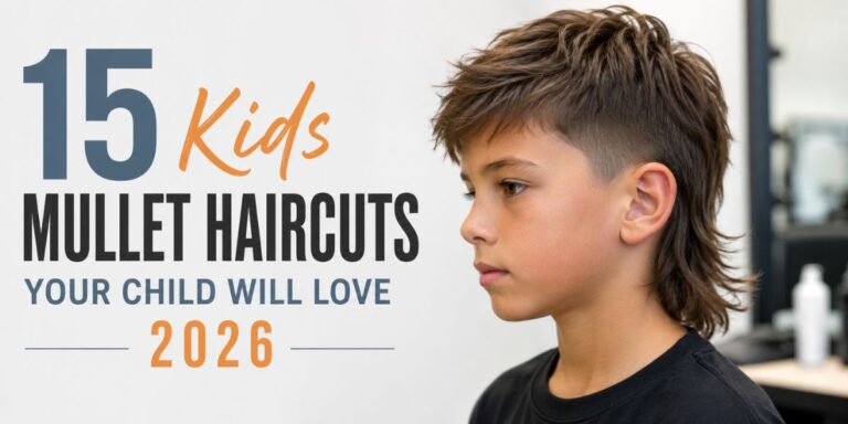 15 Cute Kids Mullet Haircuts Your Child Will Love in 2026