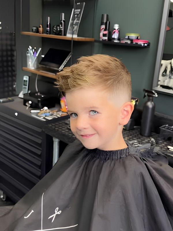 Burst Fade Mullet Kids