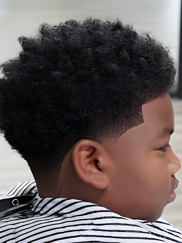 Low Taper Fade Black for Teens