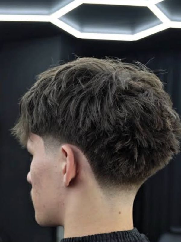 Low Taper Fade Fluffy Fringe (1)