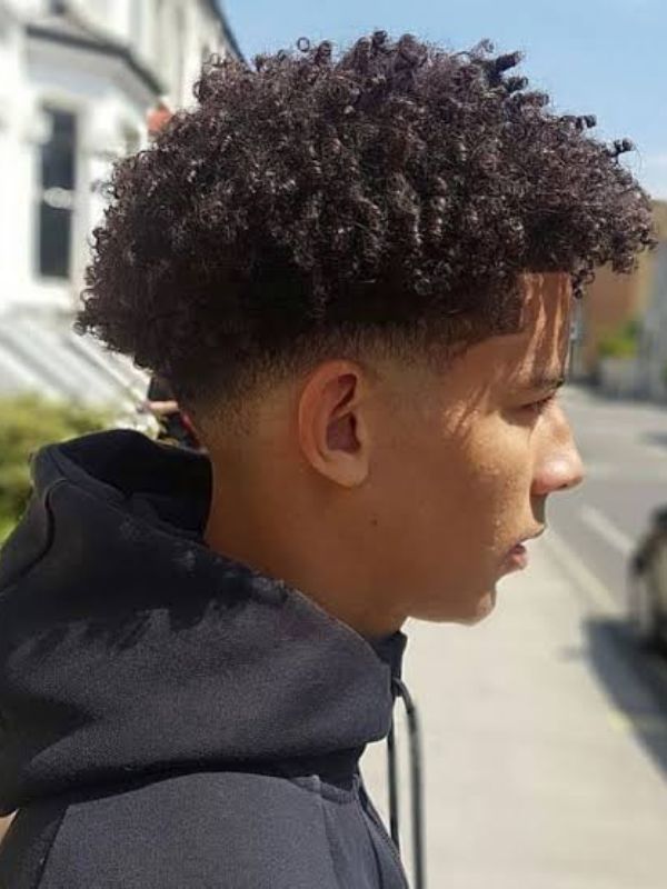 Low Taper Fade Fresh Afro Style