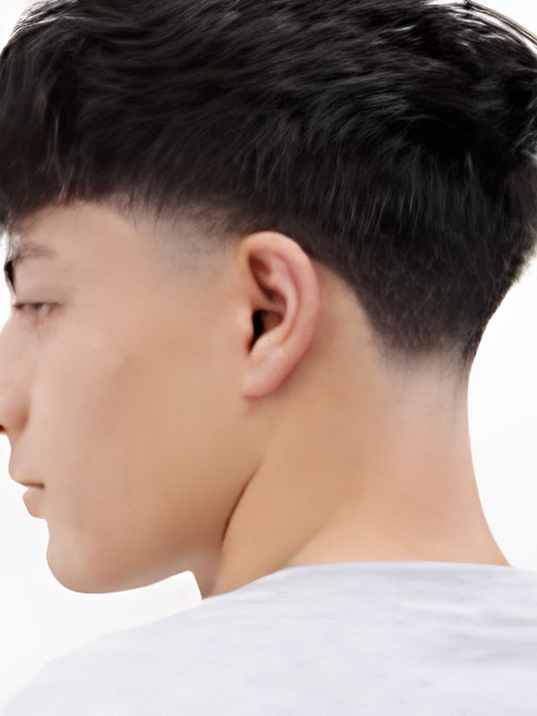 Low Taper Fade + Textured Crop Fringe