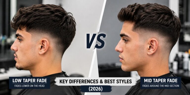 Low Taper Fade VS Mid Taper Fade – Key Differences & Best Styles (2026)