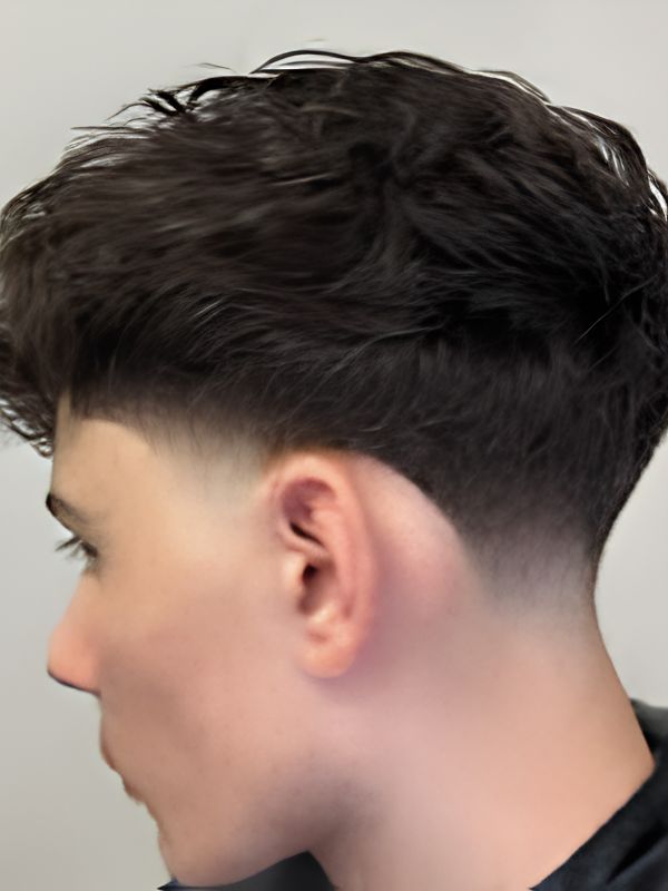 Low Taper Fade White Guy Hairstyles Variations