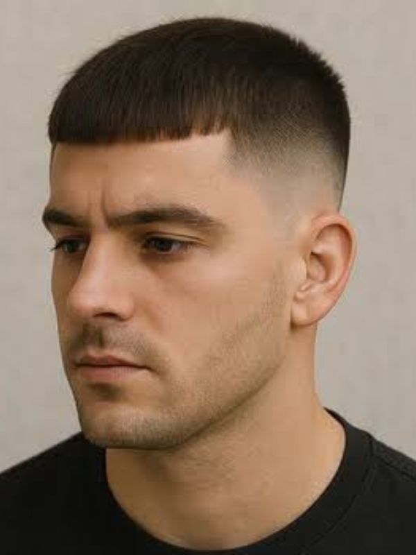 Low Taper Fade with French Crop