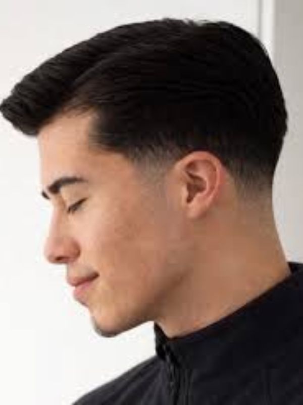 _Low Taper Fade with Side Part