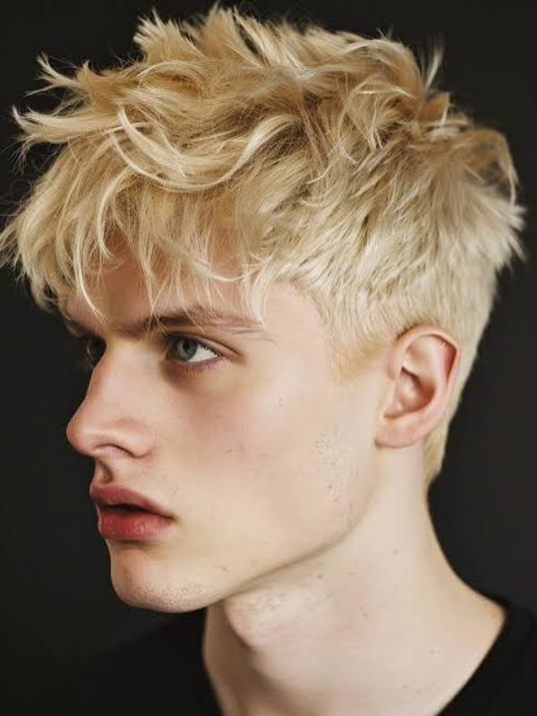 Low Taper With Textured Crop Blonde