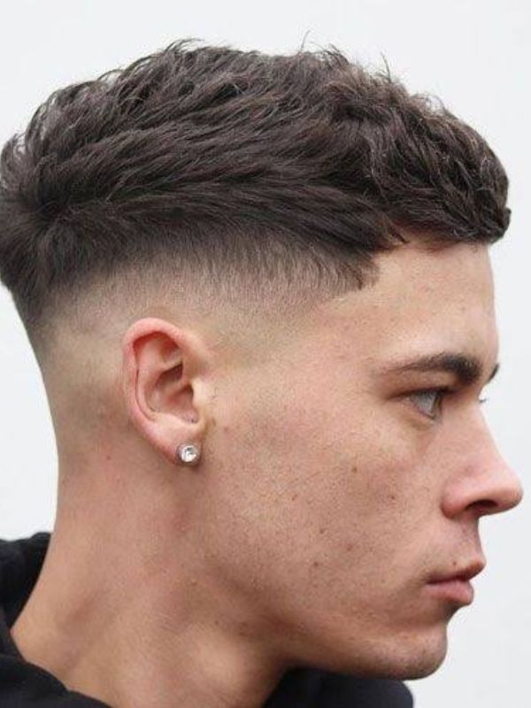 Textured French Crop with Low Taper Fade