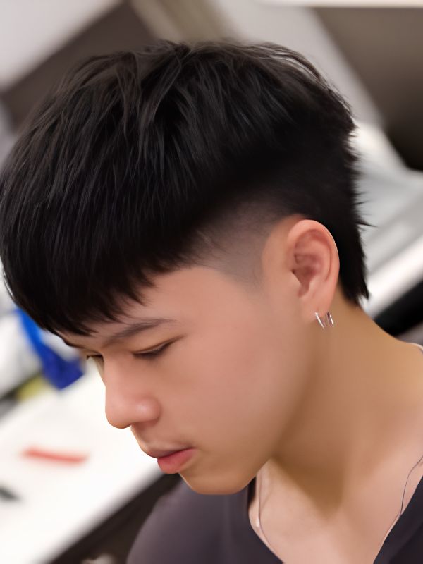 Two Block Mullet Haircut