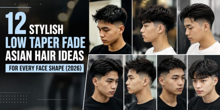 12 Stylish Low Taper Fade Asian Hair Ideas for Every Face Shape (2026)