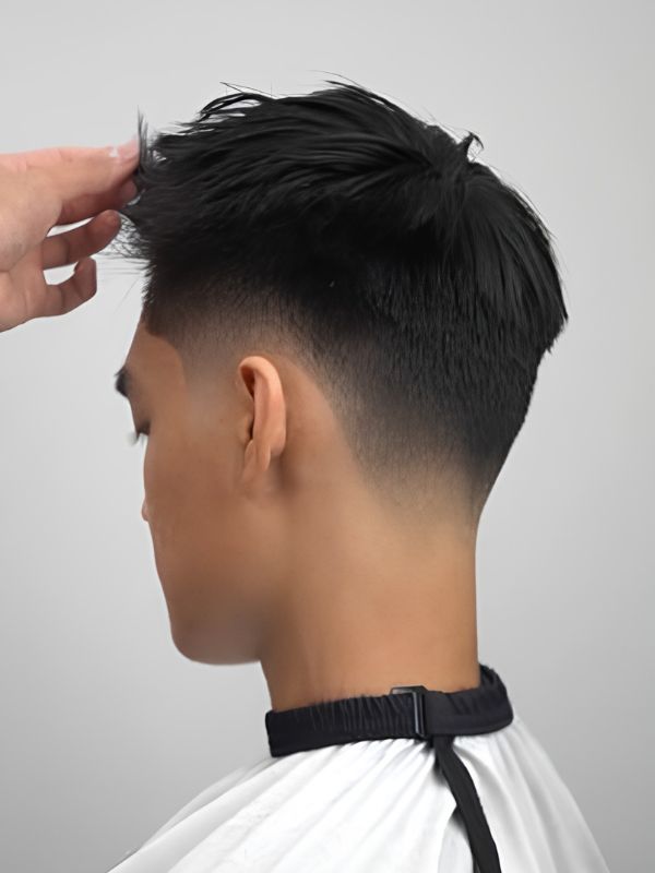 Asian Comb Over Fade