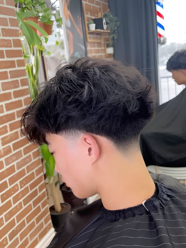 Blowout taper fade