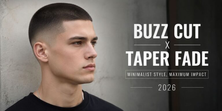 Buzz Cut x Taper Fade – Minimalist Style, Maximum Impact 2026