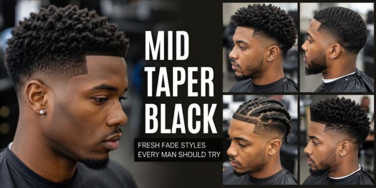 Mid Taper Black Fresh Fade Styles Every Man Should Try (2026)