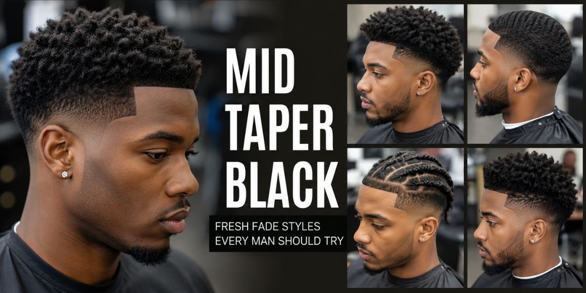 Mid Taper Black Fresh Fade Styles Every Man Should Try (2026)