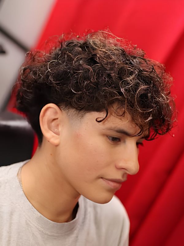 Popular Curly Blowout Taper Styles