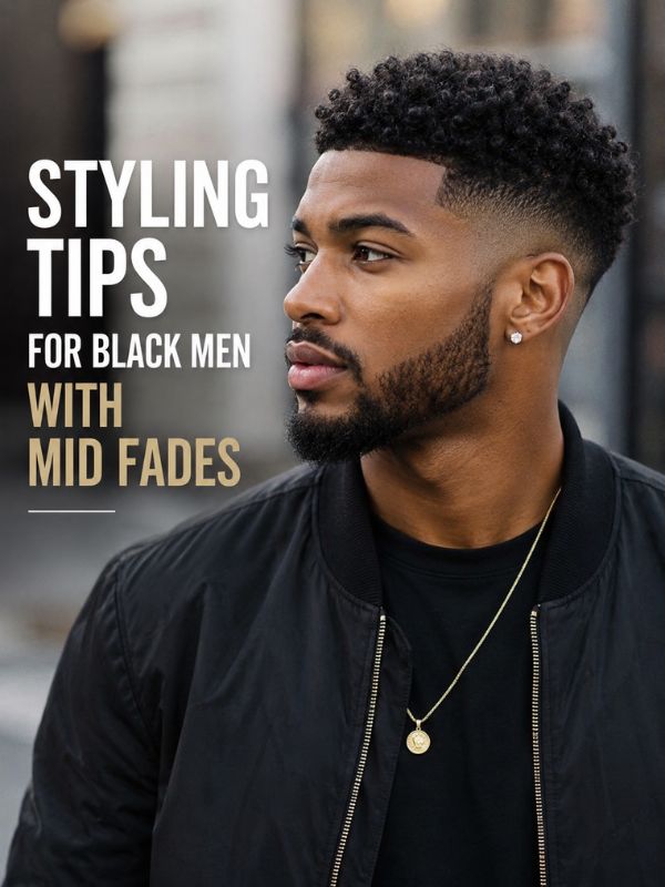 Styling Tips for Black Men with Mid Fades