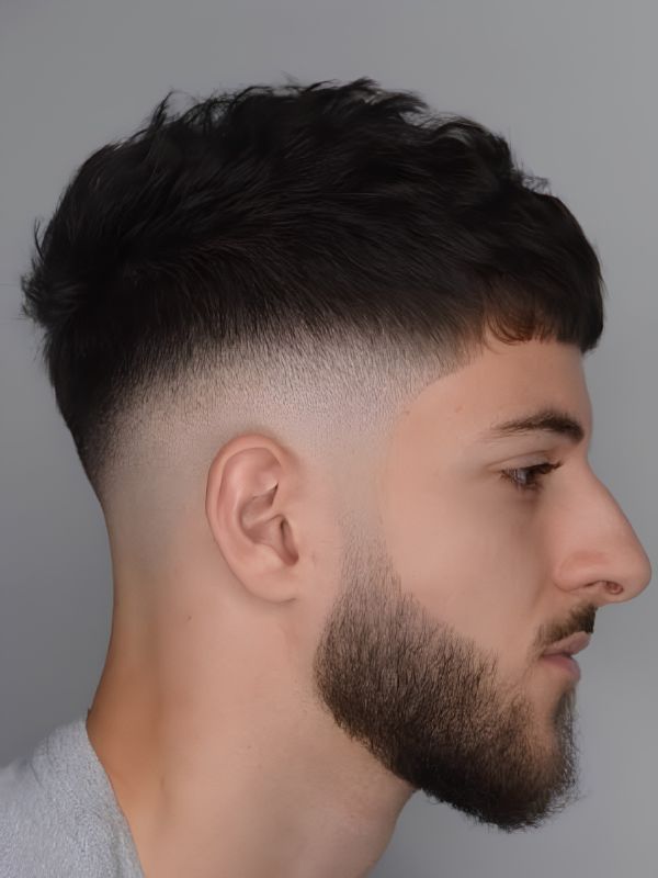 Textured French Crop Low Fade