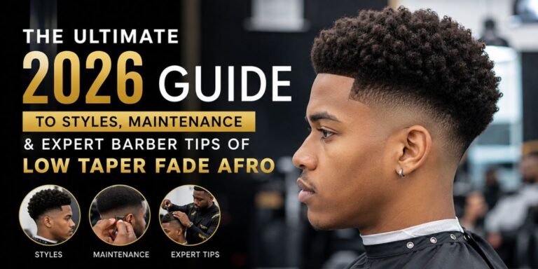 The Ultimate 2026 Guide to Styles, Maintenance & Expert Barber Tips of Low Taper Fade Afro