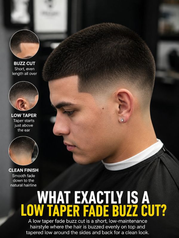 What Exactly Is a Low Taper Fade Buzz Cut