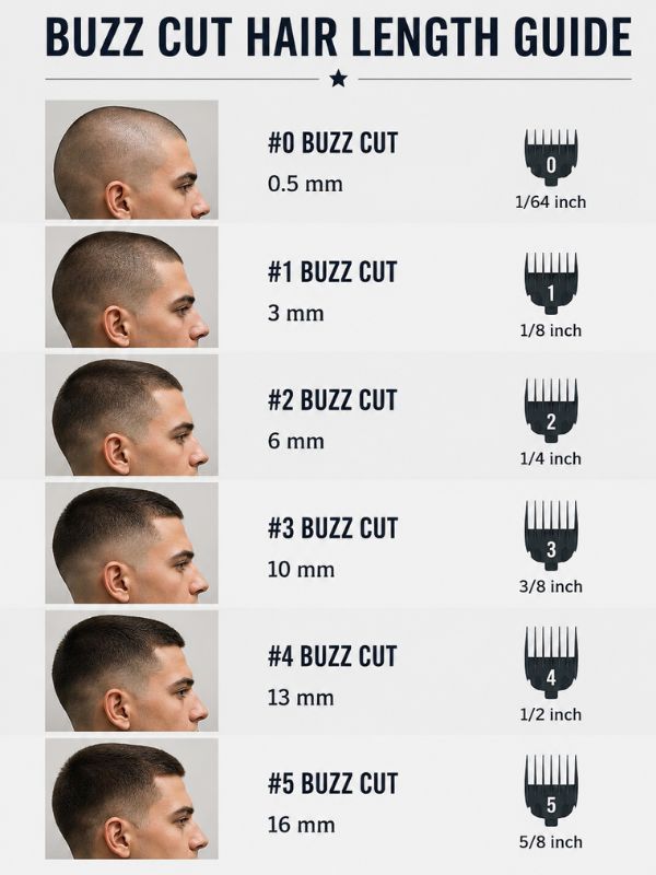 What Is a Hair Length Guide for Buzz Cuts
