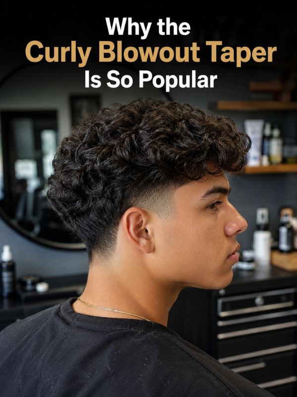 Why the Curly Blowout Taper Is So Popular