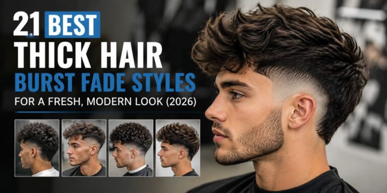 21 Best Thick Hair Burst Fade Styles for a Fresh, Modern Look (2026)