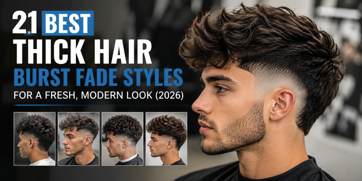 21 Best Thick Hair Burst Fade Styles for a Fresh, Modern Look (2026)