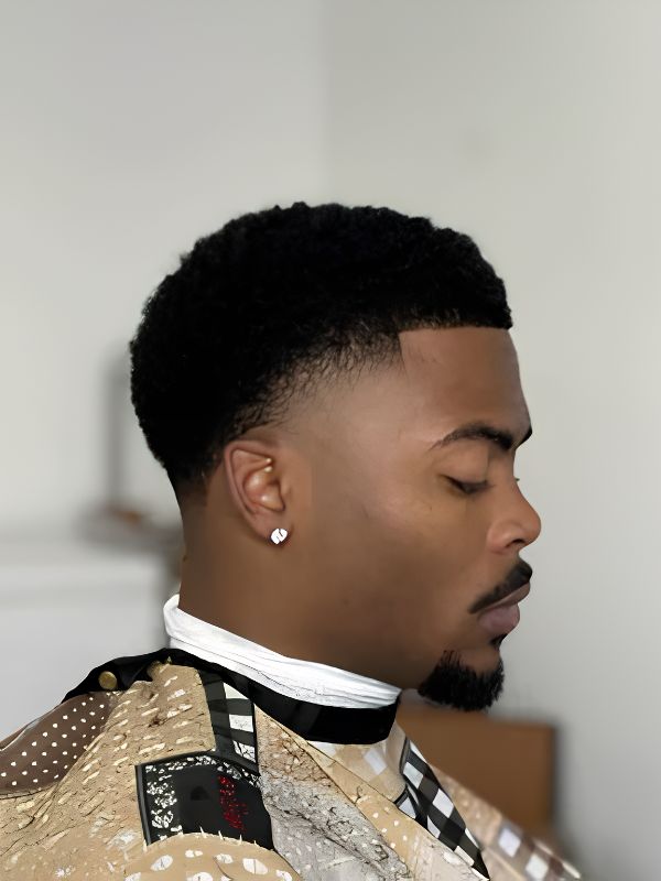 Afro Burst Fade for Thick Hair