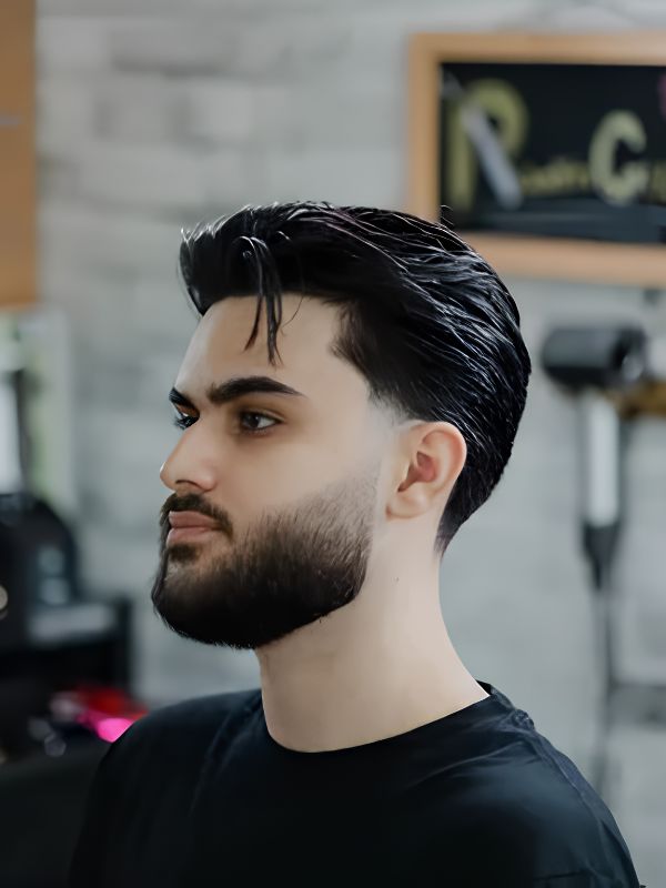 Burst Fade Taper with Beard