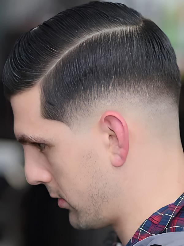 Comb Over Burst Fade Hard Part