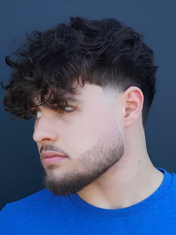 Curly Burst Fade Fringe