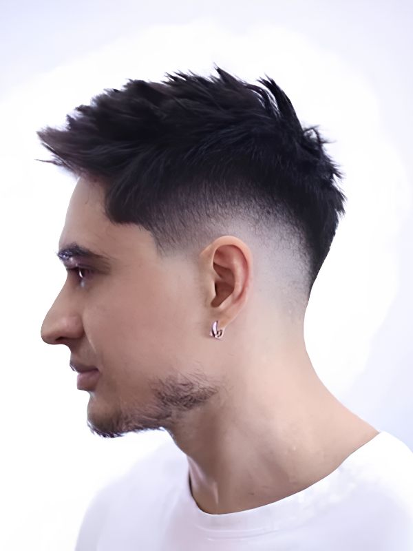 Faux Hawk Burst Fade Undercut