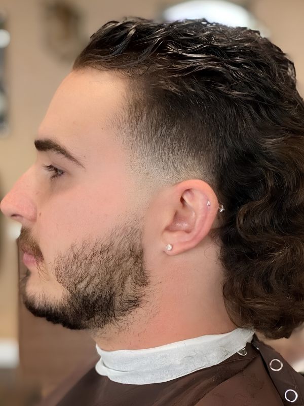 Layered Wavy Mullet