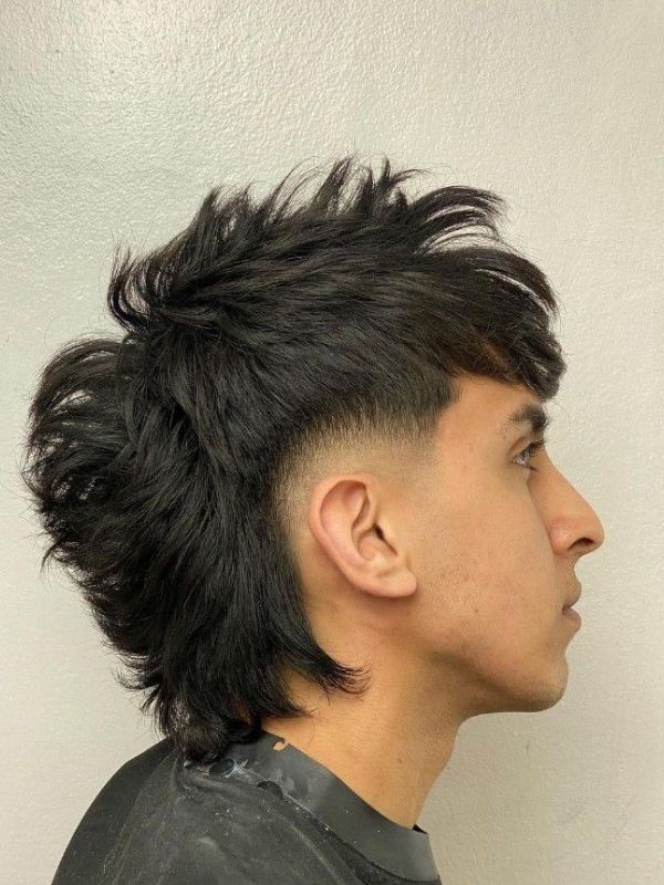 Long Textured Mullet