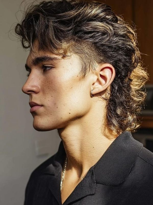 Long Wavy Mullet