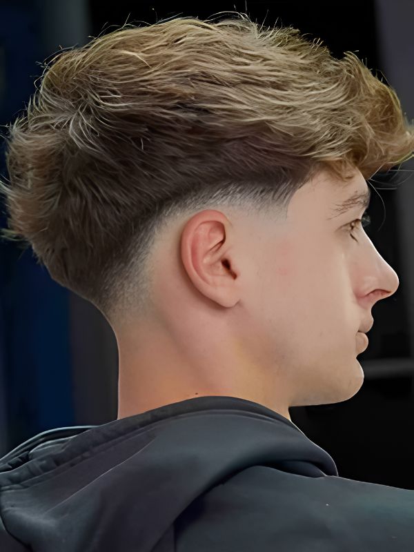 Low Burst Fade for Thick Hair