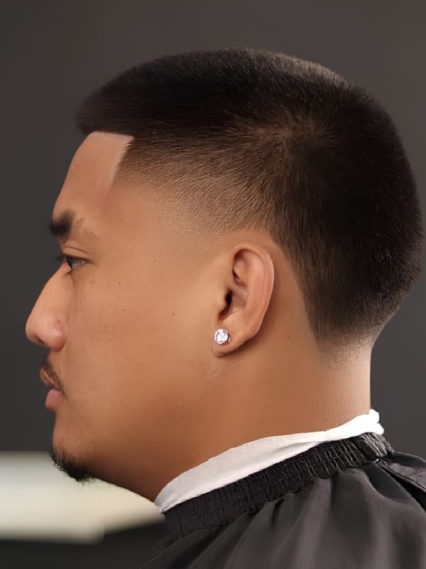 Low Taper Fade Buzz Cut (1)
