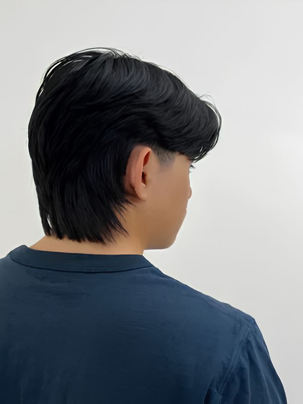 Low Taper Korean Mullet
