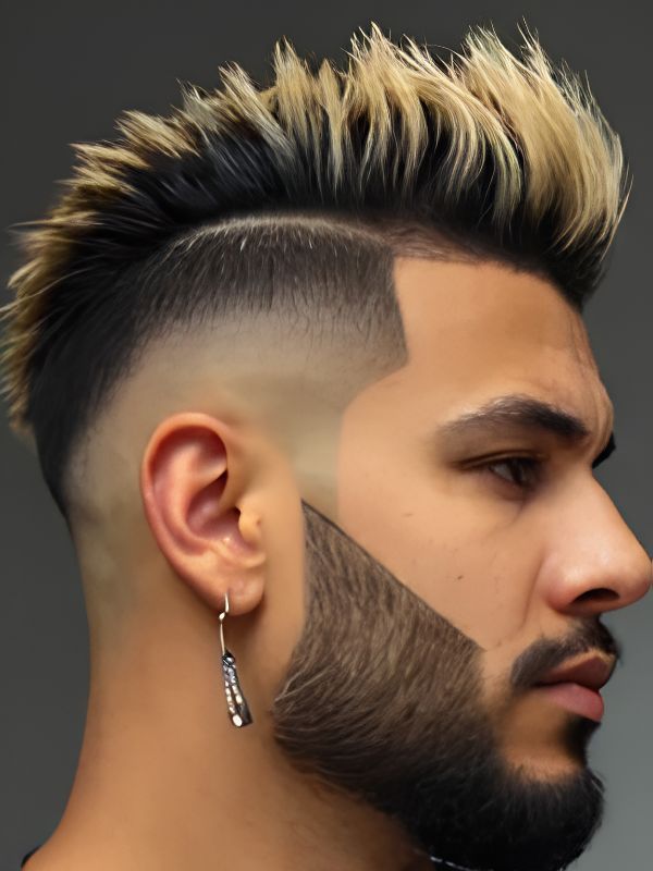 Messy Burst Fade Undercut