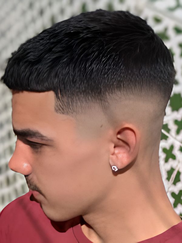 Mid Taper Fade Buzz Cut