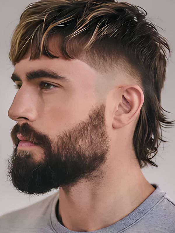 Modern Soft Drop Mullet