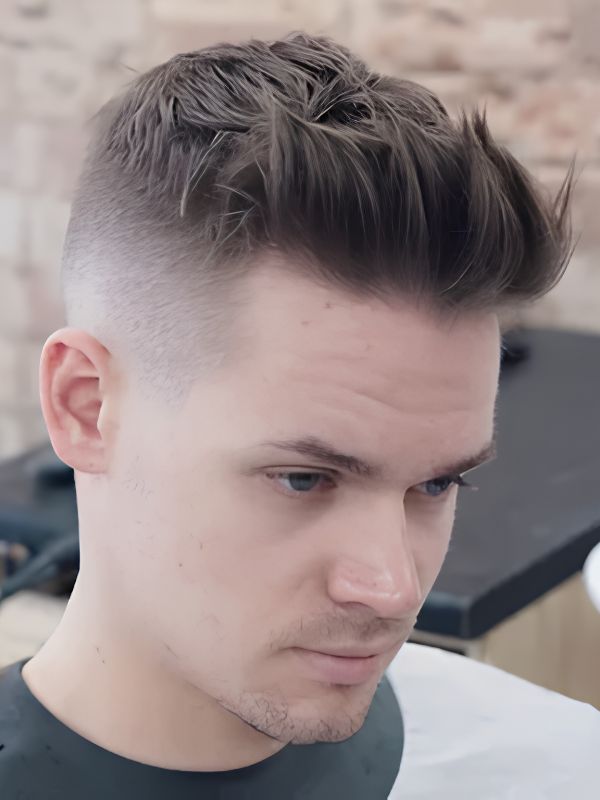 Quiff Burst Fade Undercut