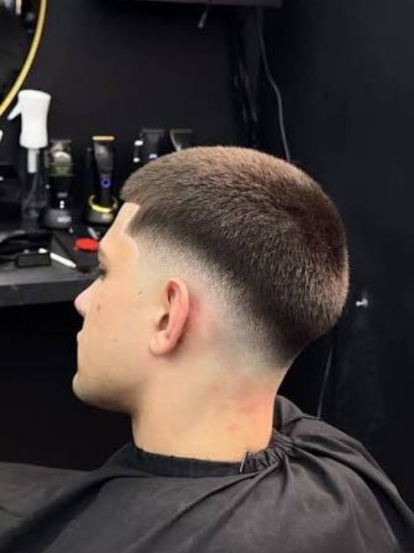 Shadow Taper Fade Buzz Cut