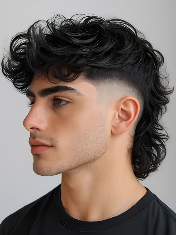 Sharp Contrast Mullet