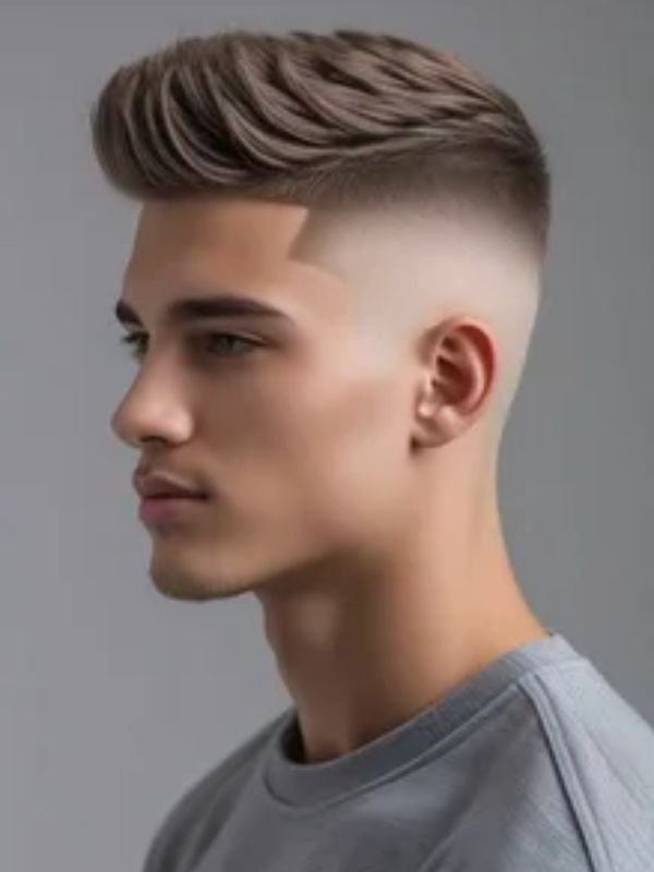 Textured Crop Burst Fade Hard Part