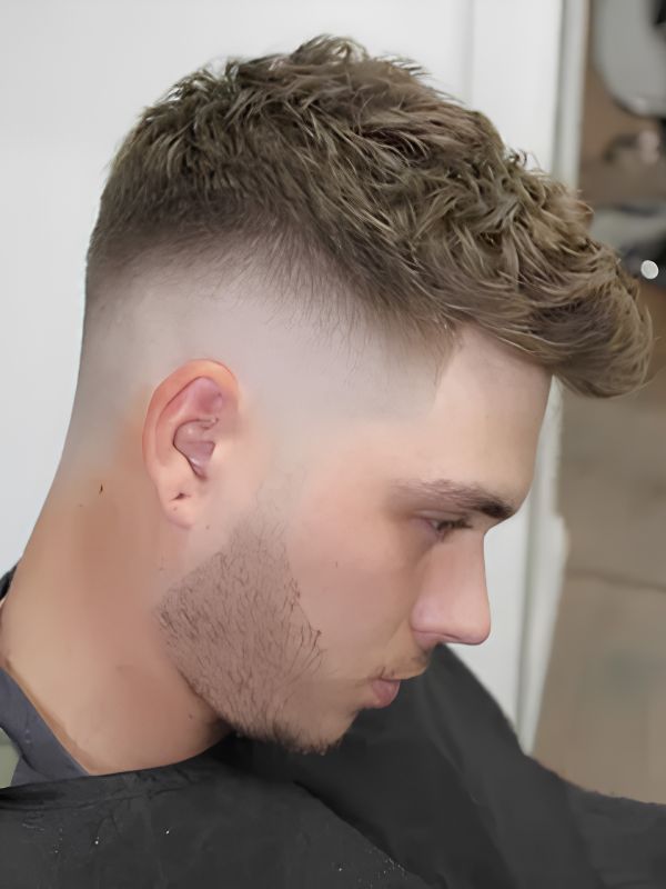 Thick Hair Burst Fade Fringe