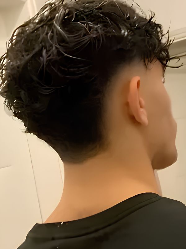 Wavy Burst Fade Hard Part
